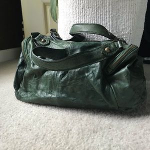 Green Duffle Style Handbag from Anthropologie